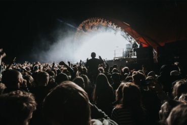 outdoor concert night