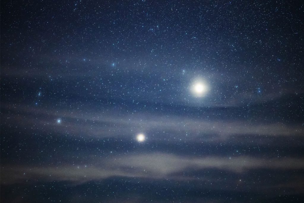 ufos in the night sky